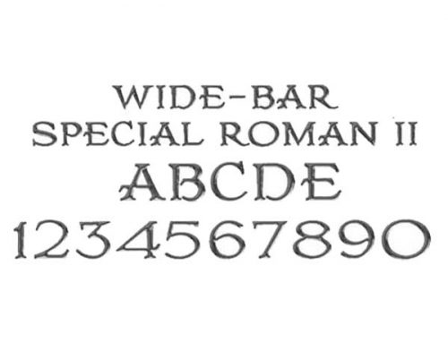 Wide-Bar Special Roman II